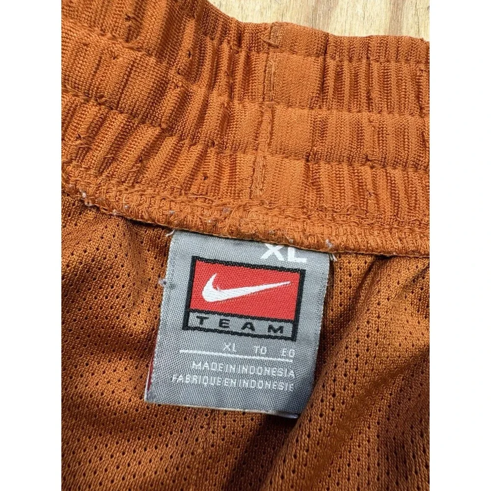 Nike Team Texas Longhorns UT Basketball Shorts Men's XL Pockets 11” Orange